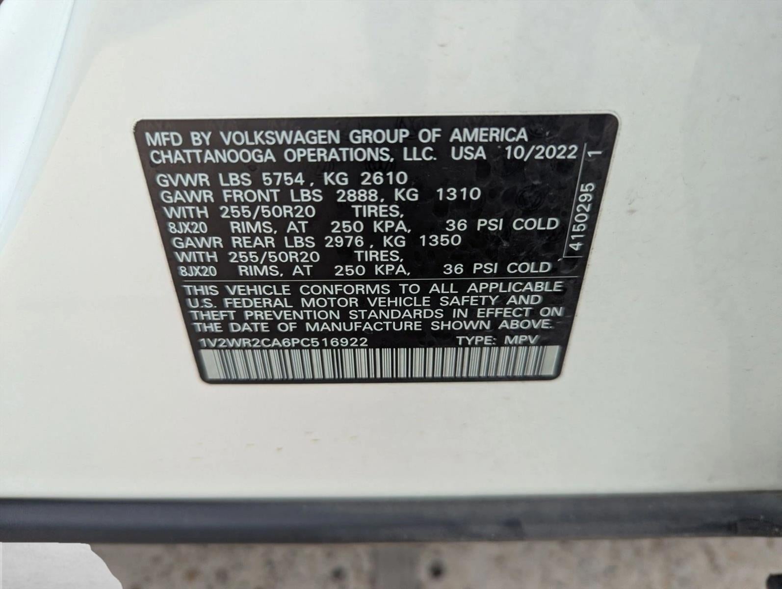 2023 Volkswagen Atlas 3.6L V6 SE w/Technology