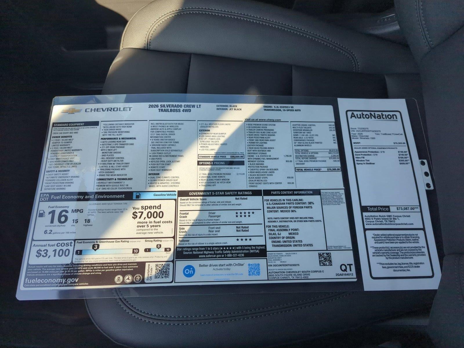 2026 Chevrolet Silverado 1500 LT Trail Boss