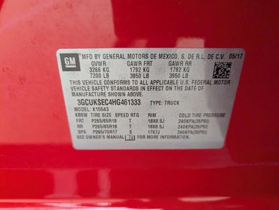 2017 Chevrolet Silverado 1500 LTZ