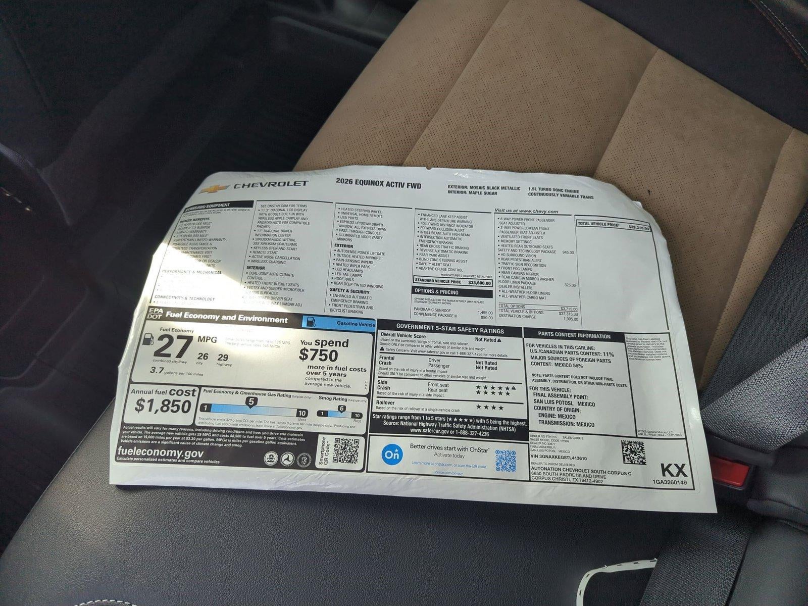 2026 Chevrolet Equinox ACTIV