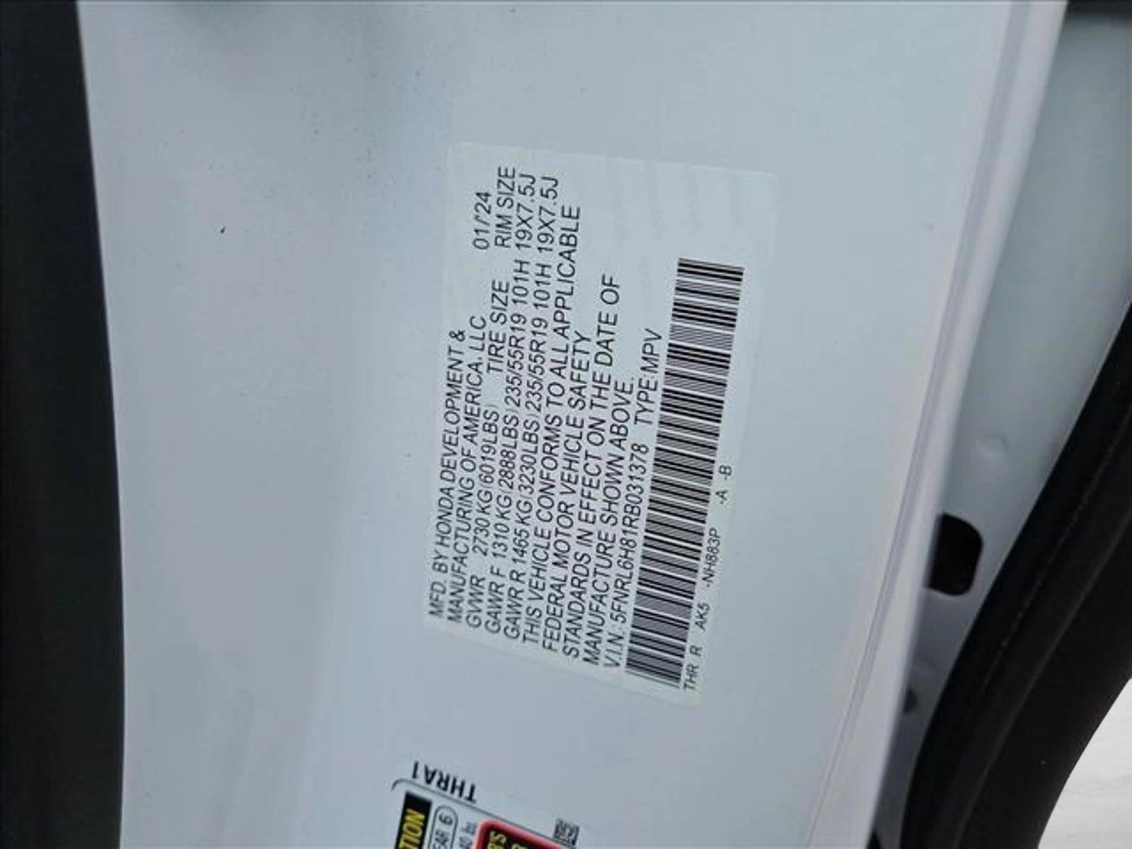 2024 Honda Odyssey Touring