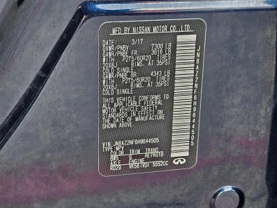 2017 INFINITI QX80 Base