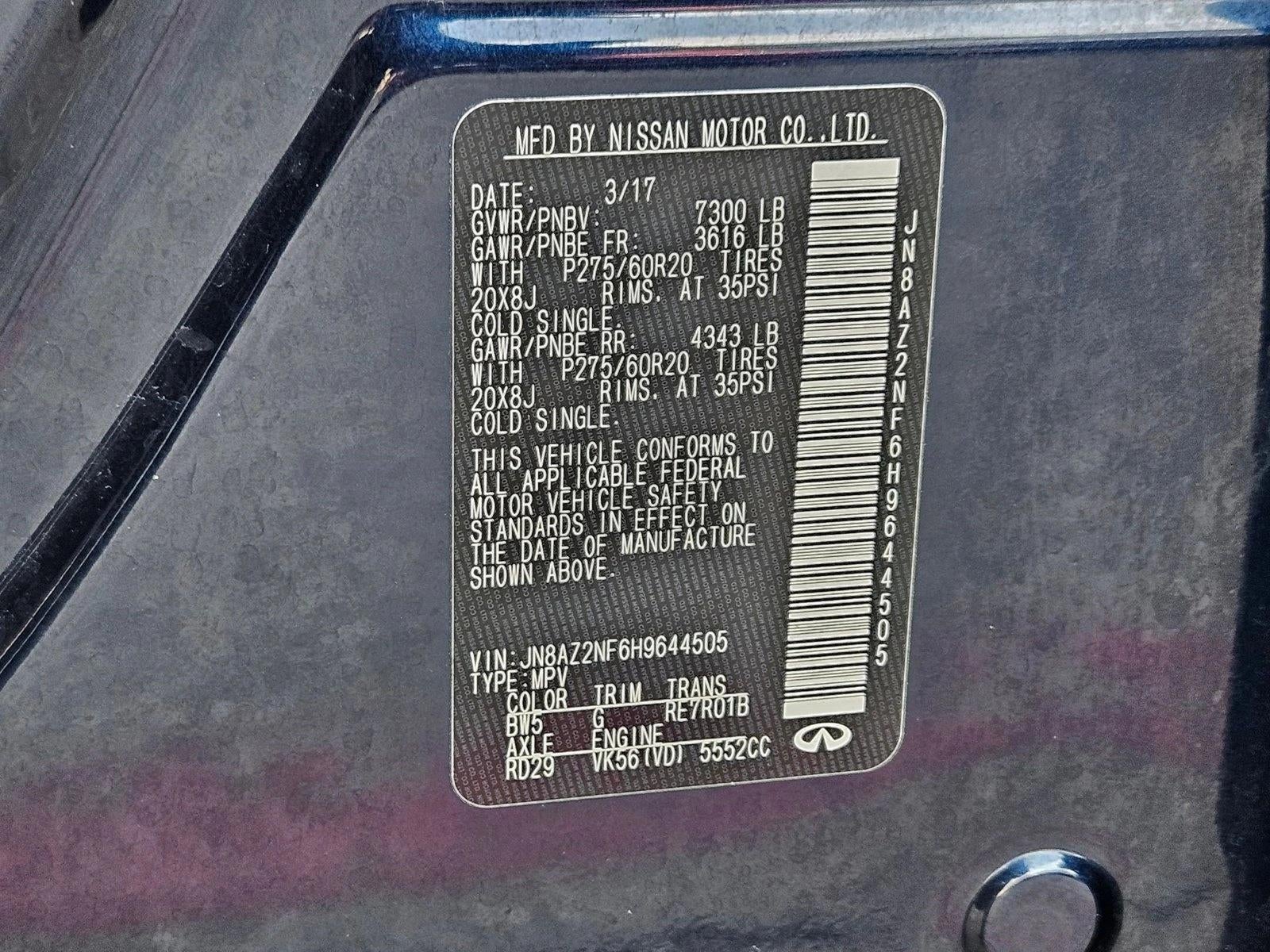 2017 INFINITI QX80 Base