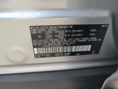 2025 Toyota RAV4 Hybrid LE