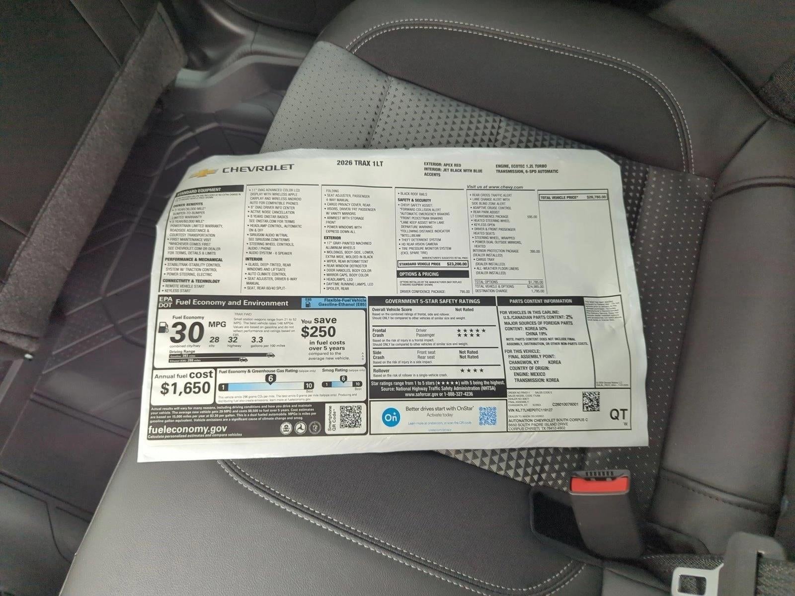 2026 Chevrolet Trax LT