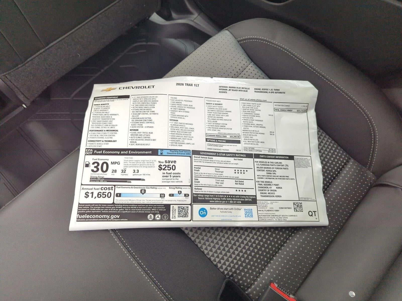 2026 Chevrolet Trax LT