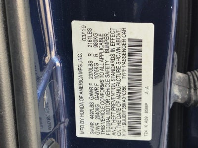 2019 Acura TLX 2.4L FWD