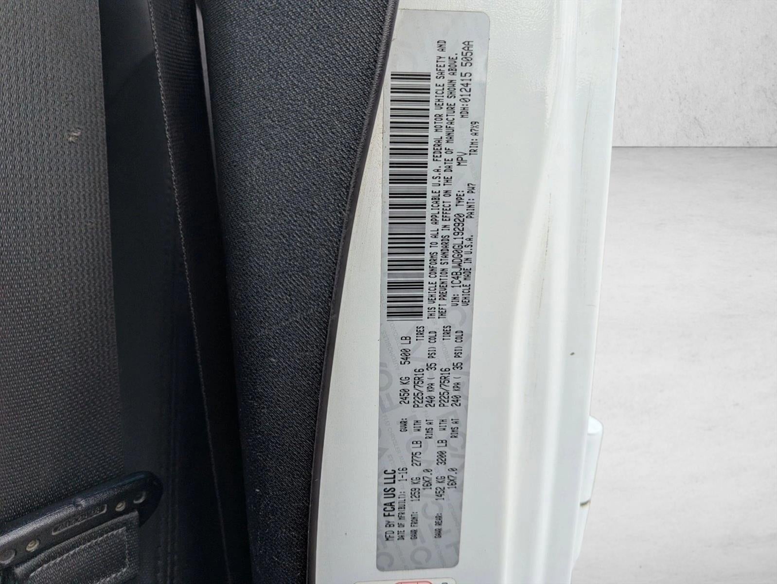 2016 Jeep Wrangler Unlimited 4WD 4dr Sport