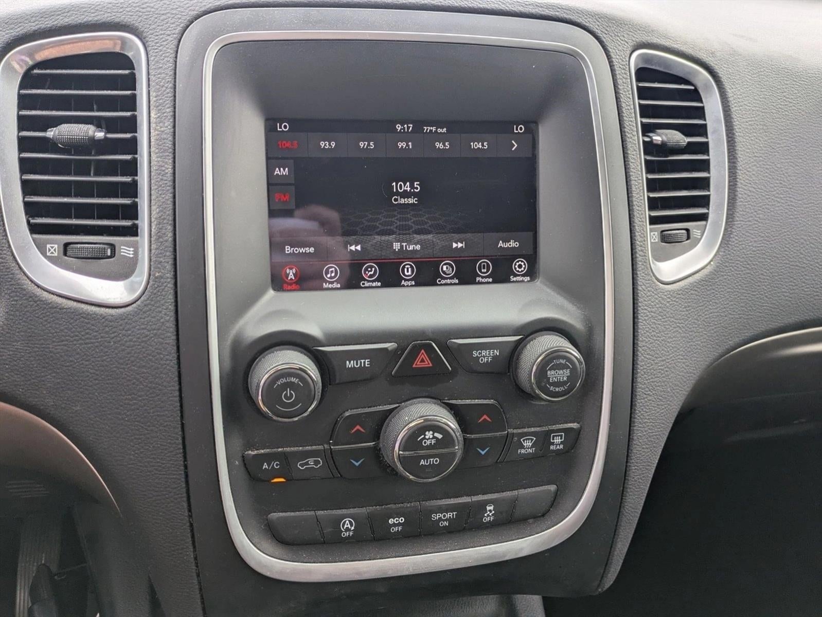 2020 Dodge Durango SXT RWD