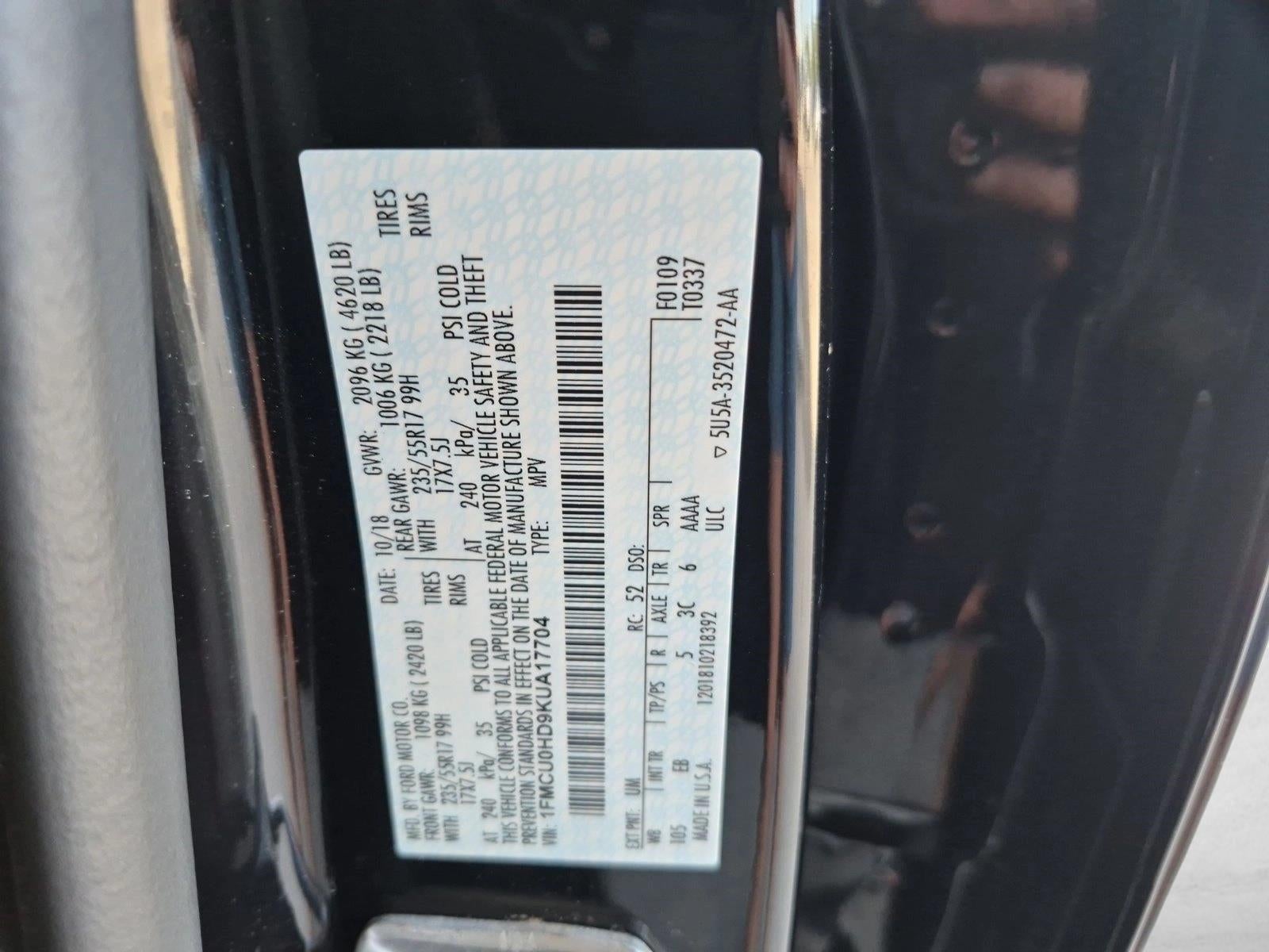 2019 Ford Escape SEL FWD
