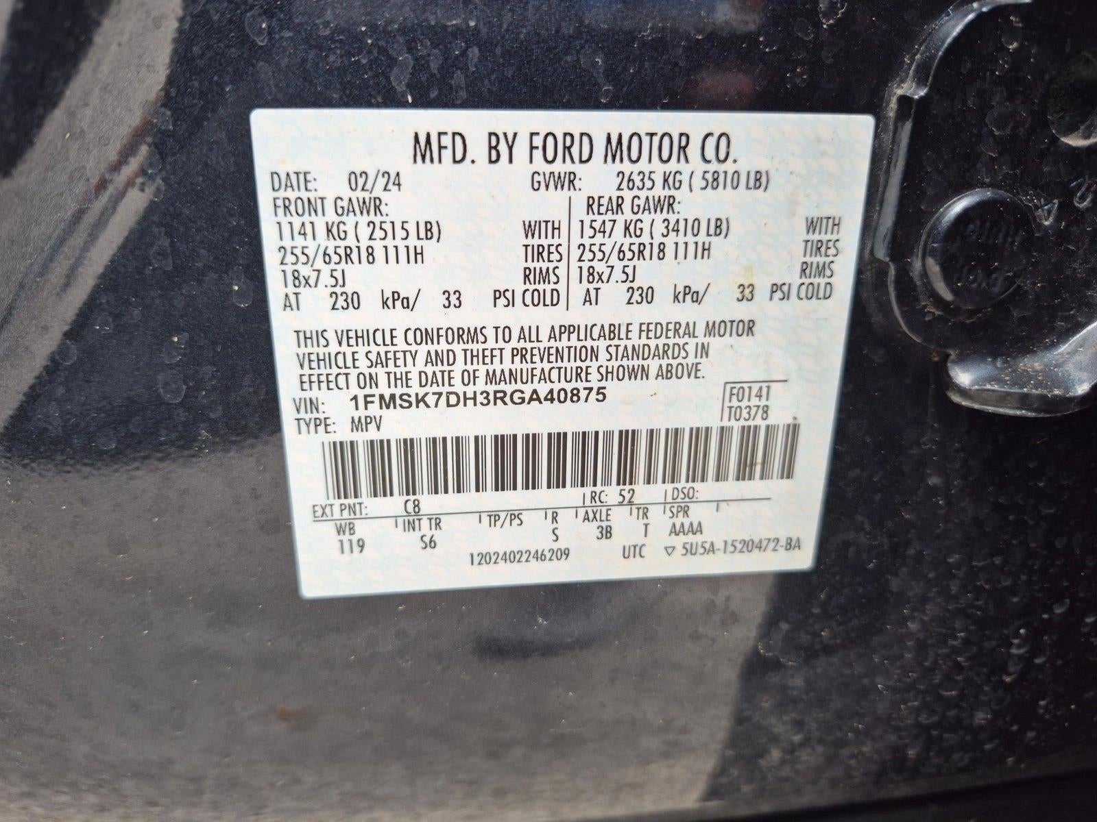 2024 Ford Explorer XLT RWD