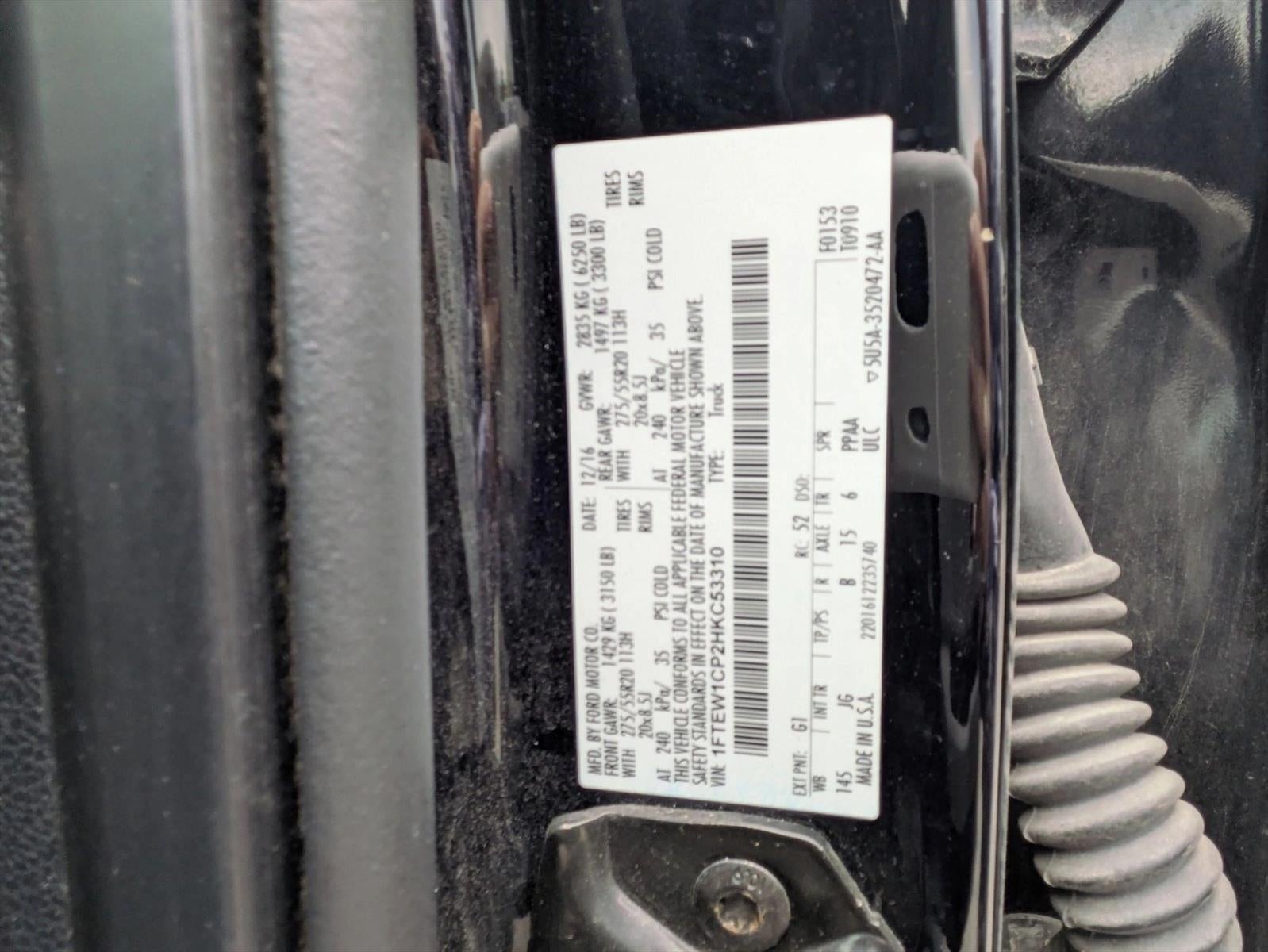 2017 Ford F-150 XL 2WD SuperCrew 5.5' Box