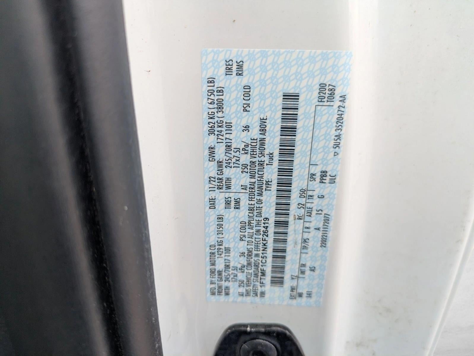 2022 Ford F-150 XL 2WD Reg Cab 6.5' Box