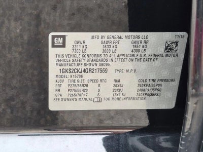 2016 GMC Yukon 4WD 4dr Denali