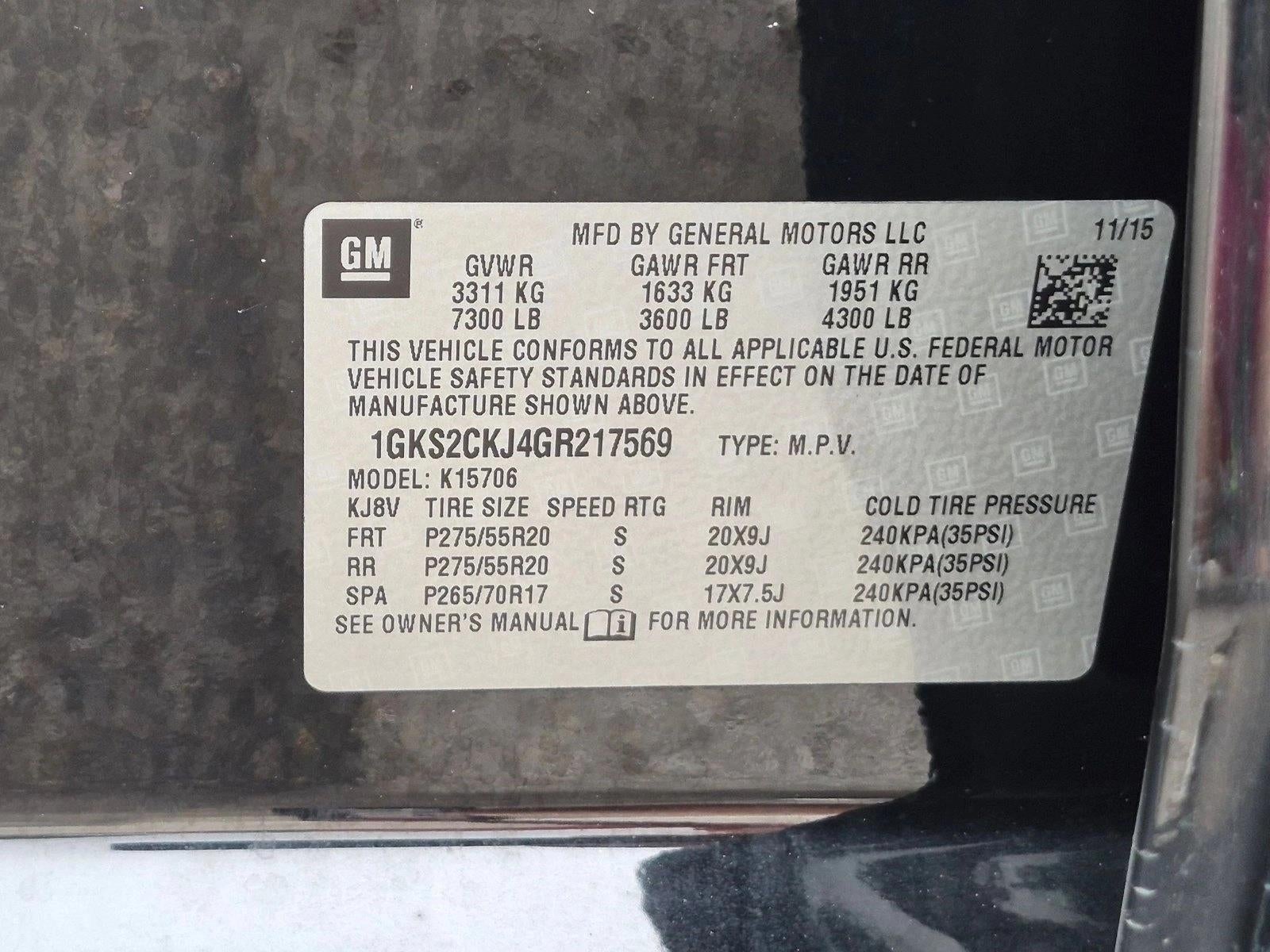 2016 GMC Yukon 4WD 4dr Denali