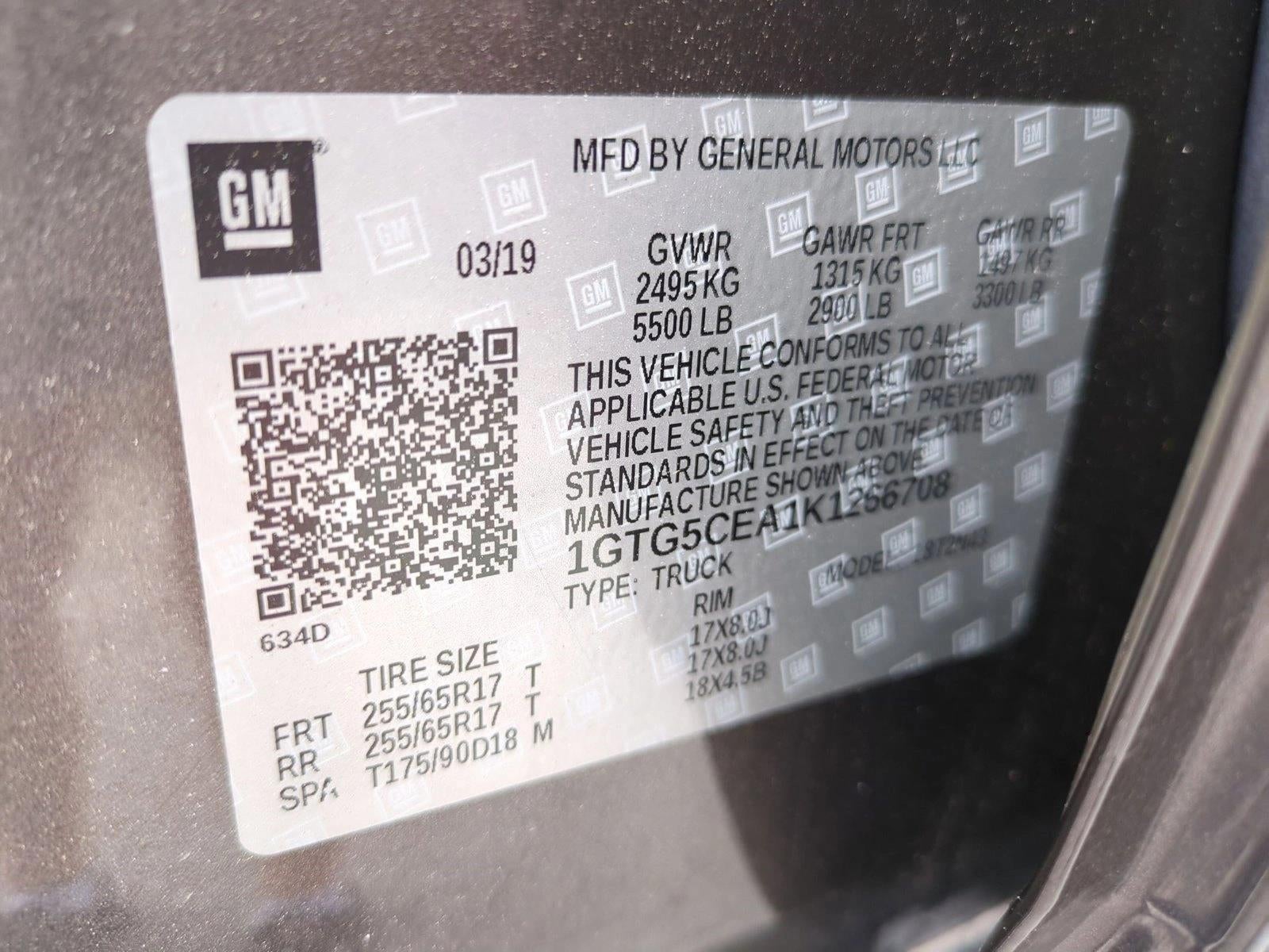 2019 GMC Canyon Crew Cab Short Box 2-Wheel Drive SLE