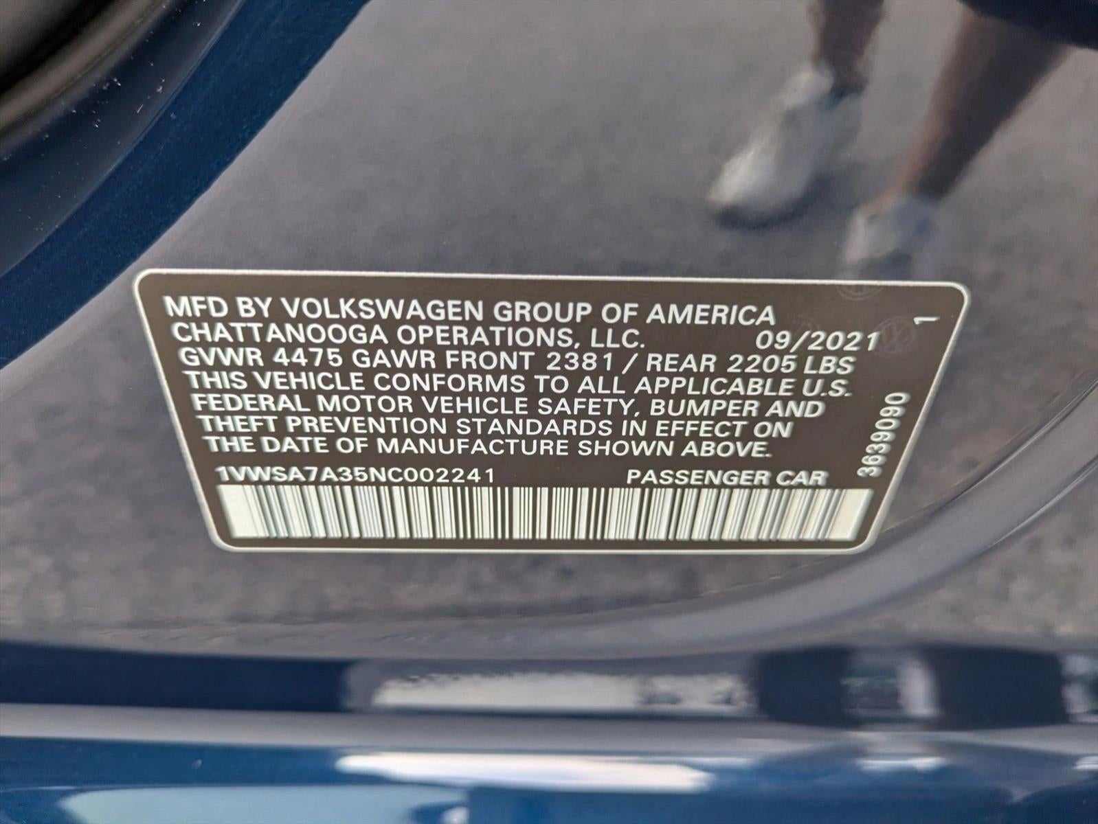 2022 Volkswagen Passat 2.0T SE Auto