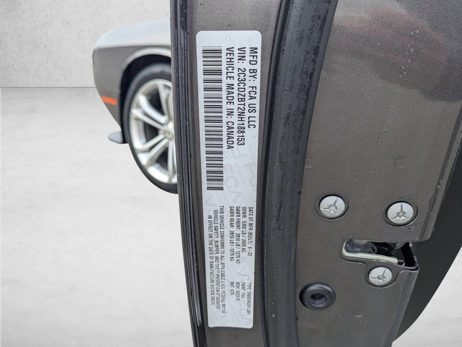 2022 Dodge Challenger R/T RWD