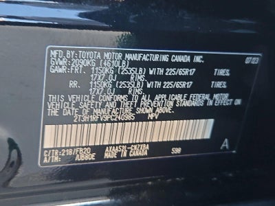 2023 Toyota RAV4 LE FWD (GS)