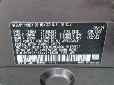 2021 Honda HR-V EX AWD CVT