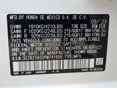 2023 Honda HR-V LX 2WD CVT