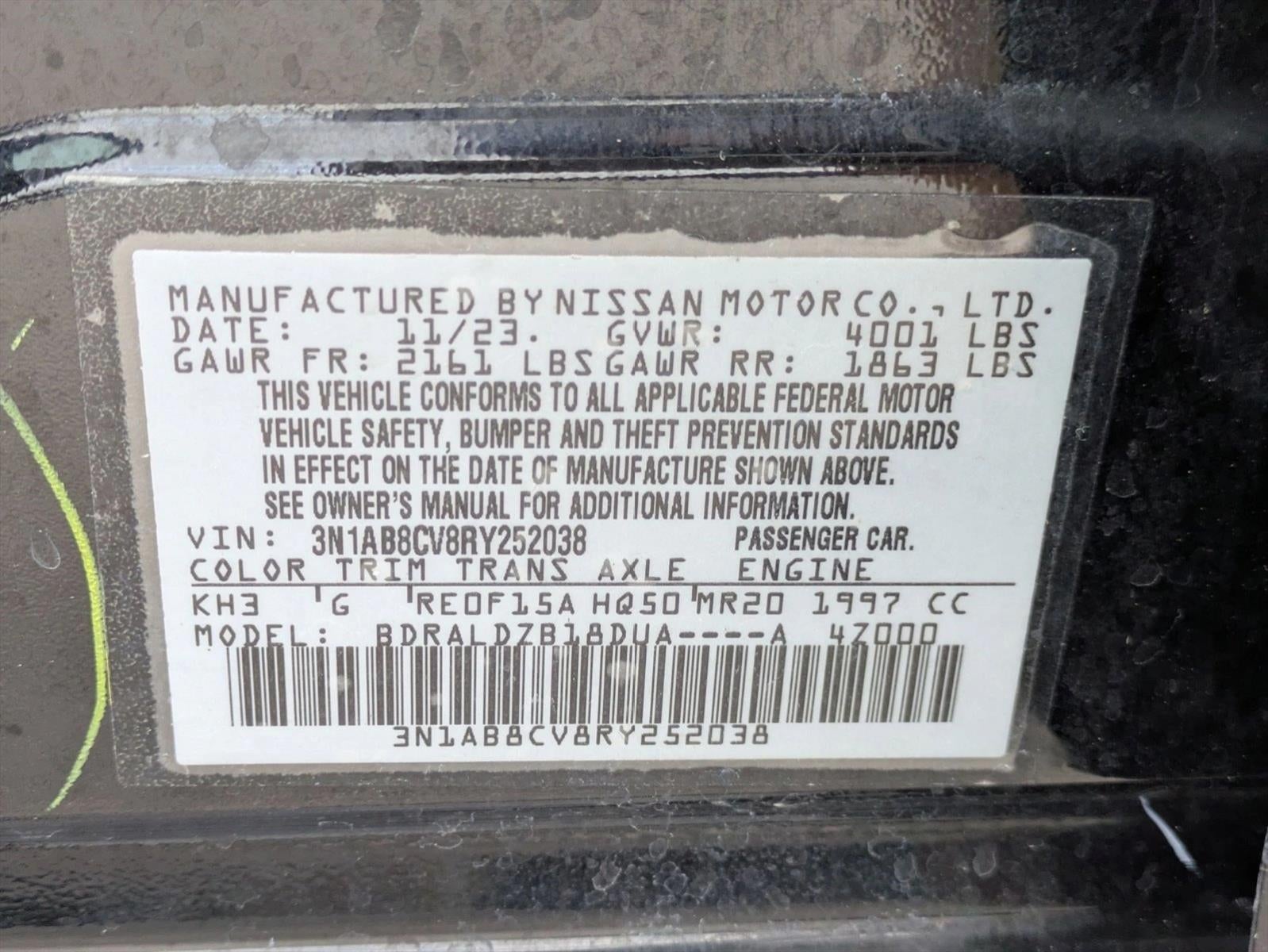 2024 Nissan Sentra SV CVT