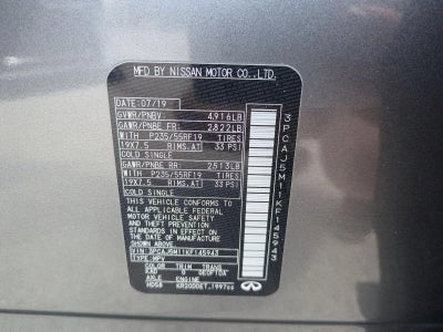 2019 INFINITI QX50 LUXE FWD