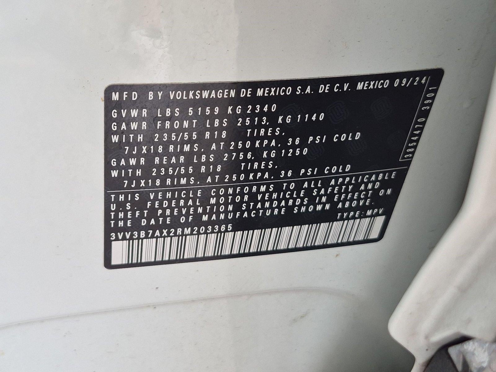 2024 Volkswagen Tiguan 2.0T SE FWD