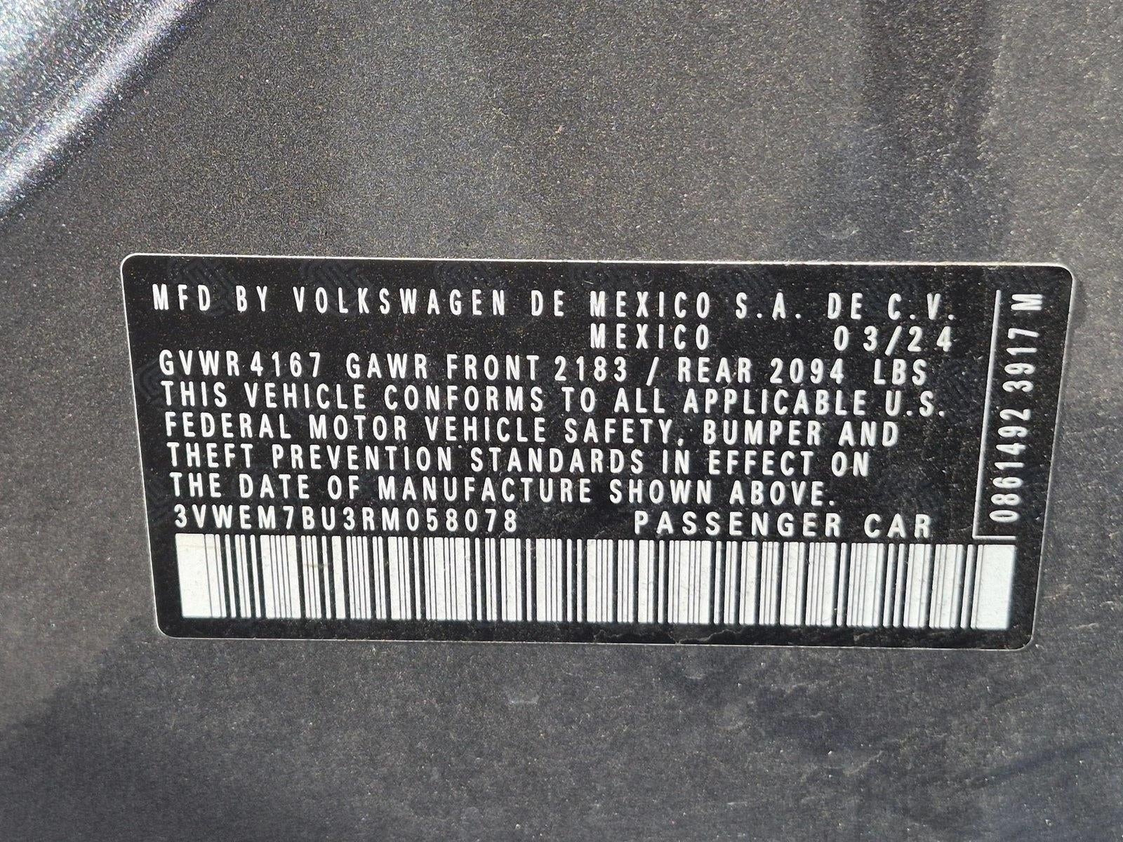 2024 Volkswagen Jetta SE Auto