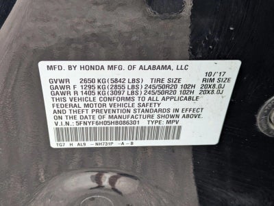 2017 Honda Pilot Elite AWD