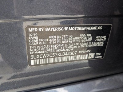 2019 BMW X7 xDrive40i Sports Activity Vehicle