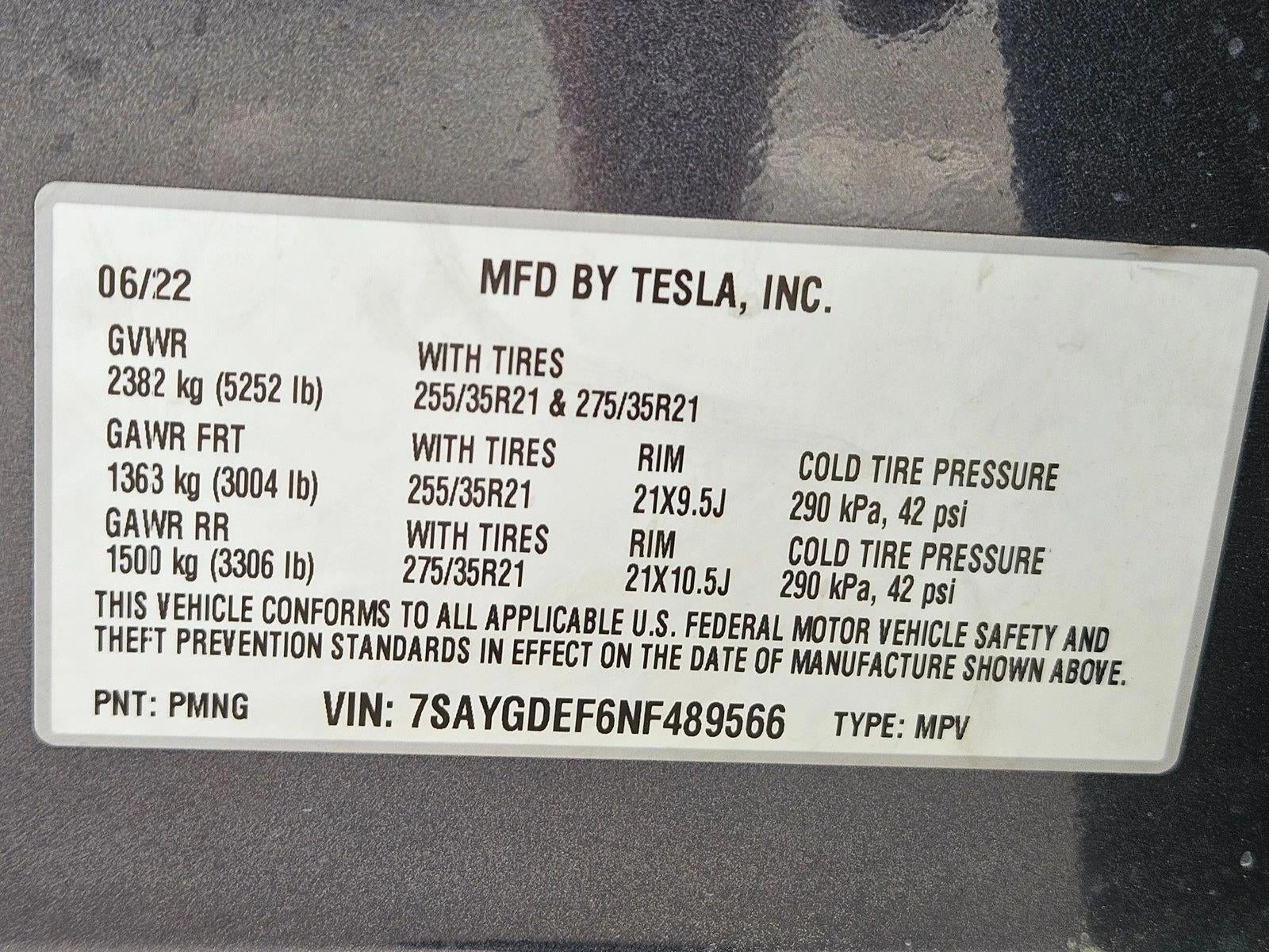 2022 Tesla Model Y Performance AWD