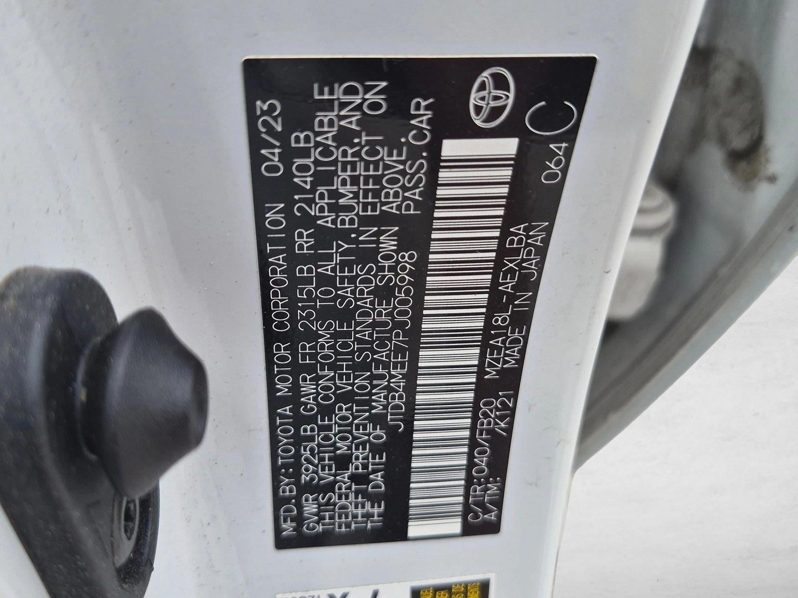 2023 Toyota Corolla LE CVT (Natl)