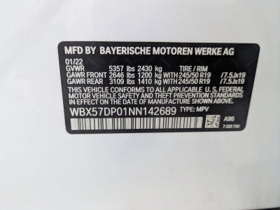 2022 BMW X3 xDrive30i Sports Activity Vehicle